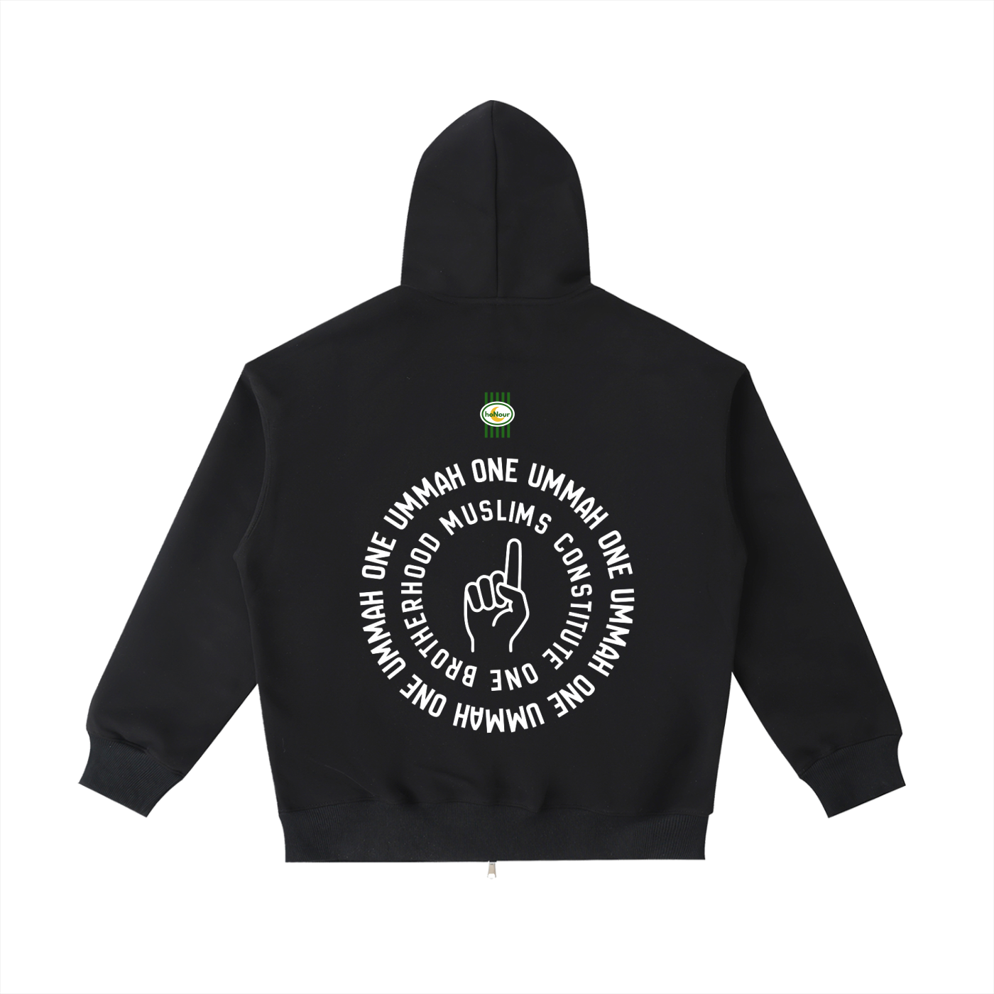 One Ummah — Unisex Dual Zip Hoodie