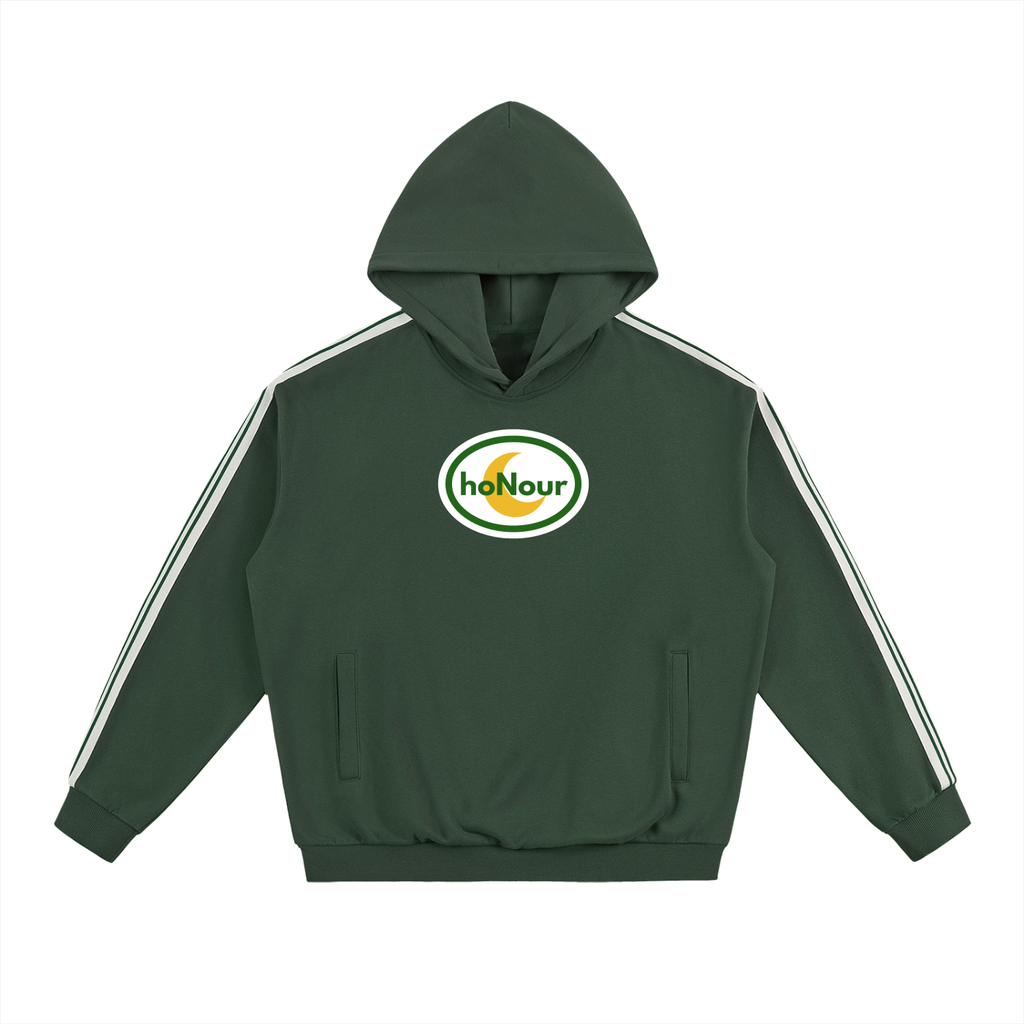 hoNour Logo Hoodie — Unisex | 5-Stripe Hoodie