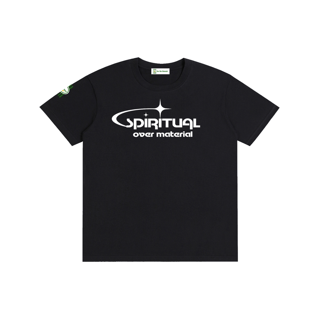 Spiritual Over Material Tee — Unisex Classic Fit | 100% Cotton T-Shirt